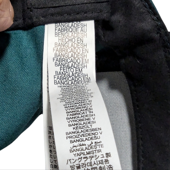 DC Shoe Co Embroidered Teal Blue Green and Brown Snapback Hat Cap - Picture 8 of 9